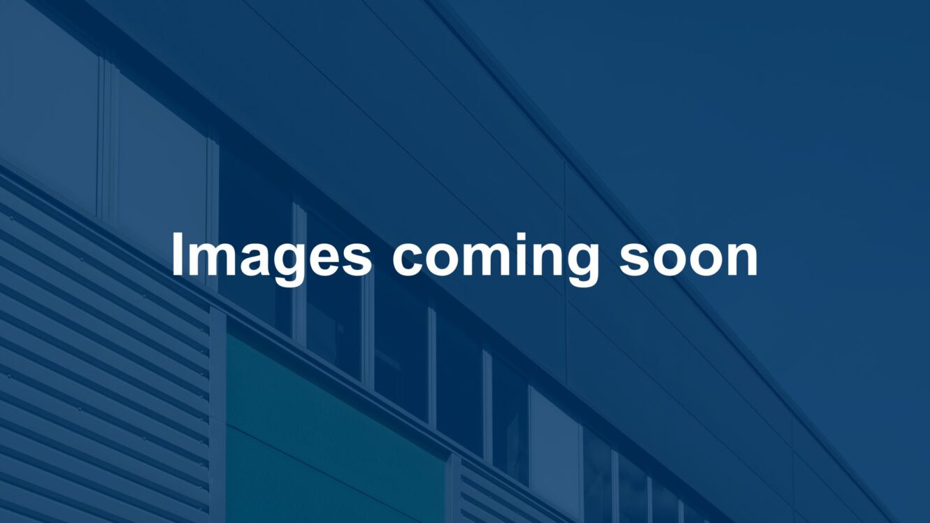 A blue-tinted background with a building exterior and the words Images coming soon displayed in white text at the center.