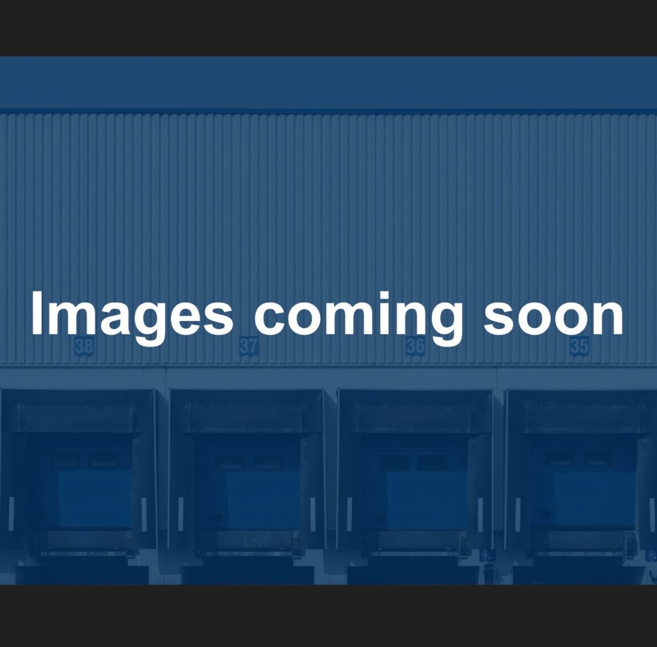 Text reading Images coming soon overlaid on a blue-tinted image of shipping loading docks.